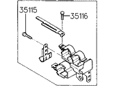 Hyundai 35103-24011 BRACKET KIT-THROTTLE BODY CONNECTOR