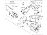 Hyundai Excel Throttle Body - 35100-24000 Body Assembly-Throttle