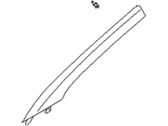 Hyundai 85820-4Z000-VYN TRIM ASSEMBLY-FRONT PILLAR RH