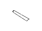 Hyundai 86368-38000 TAPE-REAR DOOR BLACK FRAME,LH