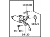 Hyundai Excel Wiper Motor - 98010-24000 Windshield Wiper Motor Assembly