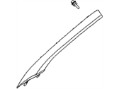 Hyundai 85820-C2000-PPB TRIM ASSEMBLY-FRONT PILLAR RH