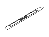 Hyundai 85873-B1600-RNB TRIM-FRONT STEP PLATE,LH