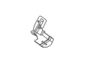 Hyundai 65561-38000 REINFORCEMENT ASSEMBLY-REAR SEAT BELT A