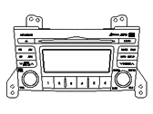HYUNDAI Genuine 96195-2C150-4X Electronic Tuner Radio Assembly 