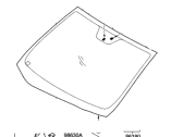 Hyundai Elantra Windshield - 86110-3Y331 Windshield Glass Assembly