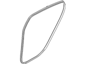 Genuine Hyundai 83120-3X000 Door Weatherstrip Right Rear