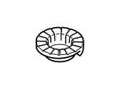 Hyundai 55341-3K000 Rear Spring Pad,Upper
