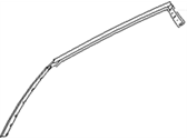 Hyundai 83150-3V000 WEATHERSTRIP ASSEMBLY-REAR DOOR UPPER LH