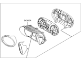 Hyundai 94021-2M010 CLUSTER ASSEMBLY-INSTRUMENT