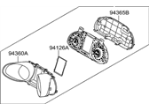 Hyundai 94021-B8101-UU5 CLUSTER ASSEMBLY-INSTRUMENT