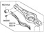 Hyundai 55220-E6700 Arm Complete-Rear Lower,RH