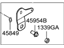 Hyundai 45932-4E000 Lever-Automatic Transaxle Manual Control