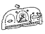 Hyundai 94210-24000 Speedometer Assembly(Mph) Hyundai 94210-24000 Speedometer Assembly(Mph)