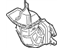 Hyundai 28225-D2000 Air Intake Shield Hyundai 28225-D2000 Air Intake Shield