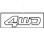 Hyundai 86340-2E000 4Wd Emblem