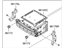 Hyundai 96560-B1420-4X Head Unit Assembly-Avn