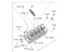Hyundai 22110-3F301 Head Sub Assembly Cylinder Left Hand Hyundai 22110-3F301 Head Sub Assembly Cylinder Left Hand