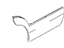 Hyundai 87734-2E001 Garnish-Rear Door Side,RH