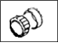 Hyundai 45737-37000 Bearing-Transfer Driven Gear