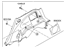 Hyundai 85740-4W000-9P Trim Assembly-Luggage Side RH