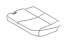 Hyundai 89100-4D141-CS2 Cushion Assembly-3RD Seat,LH