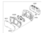 Hyundai 94011-2E206 Instrument Cluster Assembly (Mph) Hyundai 94011-2E206 Instrument Cluster Assembly (Mph)