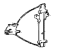 Hyundai 82403-34011 Front Left Power Window Regulator Assembly