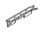Hyundai 87247-1E000 Clip "C"-Windshield Side Molding