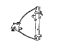 Hyundai 83403-28100 Rear Left Power Window Regulator Assembly