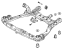 Hyundai 62405-0A100 Crossmember Complete