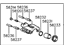 Hyundai 58281-33A00 Caliper Kit-Rear Brake,RH