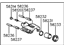 Hyundai 58280-33A00 Caliper Kit-Rear Brake,LH