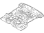 Hyundai 65520-0W200 Rear Floor Panel Hyundai 65520-0W200 Rear Floor Panel