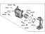 Hyundai 58190-J3A10 Brake Caliper Kit Right Hand Hyundai 58190-J3A10 Brake Caliper Kit Right Hand