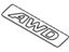 Hyundai 86341-2W000 Awd Emblem(Badge)