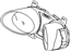 Hyundai 94360-2V000-RDR Glass & Bezel Assembly-Cluster