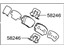 Hyundai 58302-2WA30 Rear Disc Brake Pad Kit