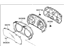 Hyundai 94004-1E170 Cluster Assembly-Instrument