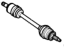 Hyundai 49501-4D000 Shaft Assembly-Drive,LH