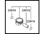 Hyundai 23041-2J800 Piston & Pin & Snap Ring Assembly