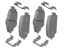 Hyundai 58101-P2A01 Front Disc Brake Pad Kit Hyundai 58101-P2A01 Front Disc Brake Pad Kit