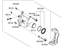 Hyundai 58180-1GA00 CALIPER Kit-Front Brake,LH