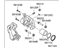 Hyundai 58310-3NA00 Caliper Kit-Rear Brake,LH