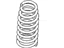 Hyundai 55350-3K100 Spring-Rear