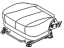 Hyundai 88200-3K540-QZO Cushion Assembly-Front Seat,Passenger