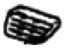 Hyundai 86513-33550 Front Bumper Side Grille, Left