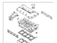 Hyundai 20920-3EA00 Engine Overhaul Upper Gasket Kit Hyundai 20920-3EA00 Engine Overhaul Upper Gasket Kit