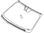 Hyundai 86110-3Q000 Windshield Glass Assembly
