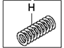 Hyundai 53853-39A00 Shim Set-Outer Bearing Adjuster